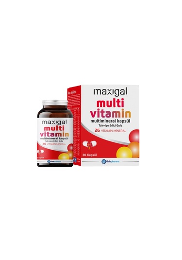 Maxigal Multivitamin Multimineral 30 Kapsül
