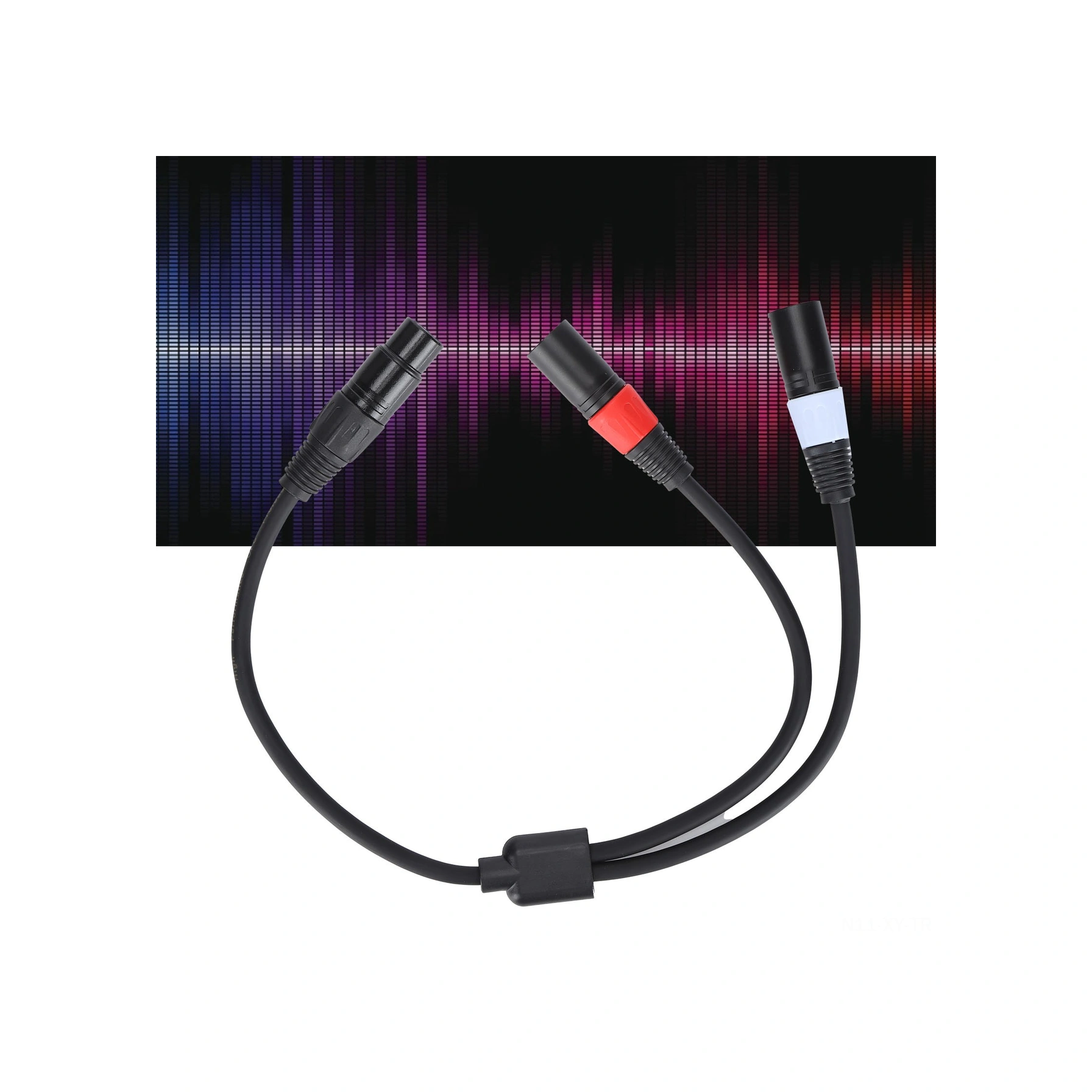 Shineyee Jorındo 0.5m 5-pin Xlr Dişi İle Çift 3-pin Xlr Erkek Ses Kablosu - Ses Kalitesi İçin Gümüş Kaplı Bakır Teli Ve Çift Koruma Jd6076