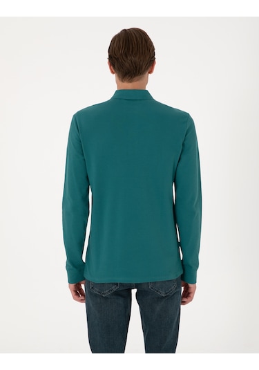 Pierre Cardin Erkek Zümrüt Sweatshirt 50314048-vr055 Zümrüt