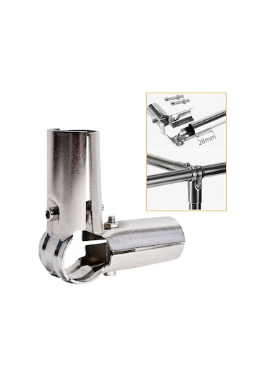 Yuvarlak Sabit Kelepçe Mobilya Donanım Çubuk Desteği Elbise Vitrin Rafı Boru Bağlantı Borusu Konektörü Four Way Joint