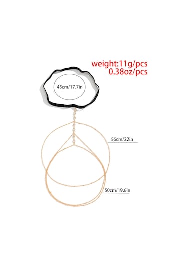 Homyl Kadınlar Için Uyluk Zinciri Kolay Giyilebilir Doğum Altın