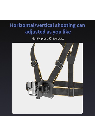 Yunboo Hızlı Çıkarılabilir Göğüs Kayışı - Gopro Ve Djı Aksiyon Kameraları İçin Ayarlanabilir Pov Kayıt Aracı Çok Renkli