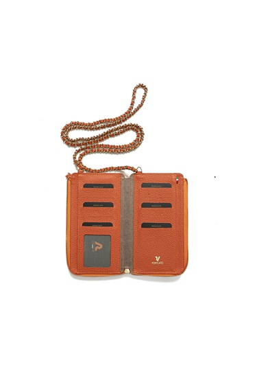 Orange Cüzdan & Kartlık Kadın Diğer 2807 Roncato Flother Skın Wallet Telephone Card Holder Orange Turuncu
