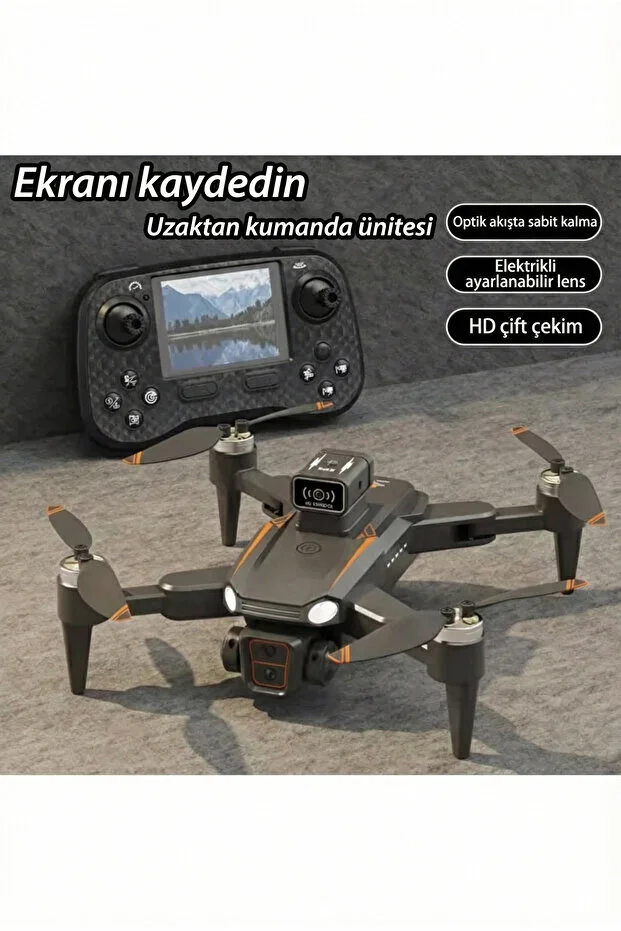 Js26h Drone 4k Hd Kamera Fırçasız Motor Engel Kaçınma Katlanabilir Uzaktan Kumandalı Drone