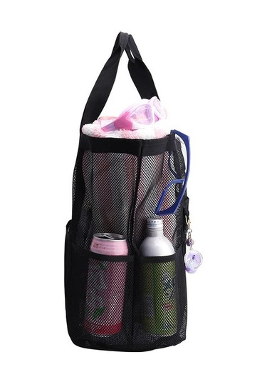 Sarı Yogodlns Yaz Siyah Örgü Tote Çanta Kadınlar Için Dokuma Hollow Plaj Çantası Seyahat Taşınabilir Depolama Çanta Alışveriş Tote Spor Spor Çantaları Sarı