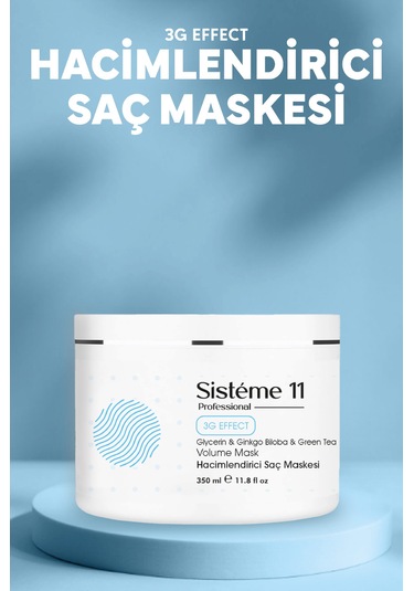 Sisteme 11 Hacimlendirici Maske 350 Ml