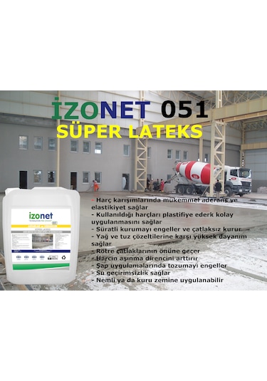 İzonet 051 Süper Lateks 5 Kg 10 KG