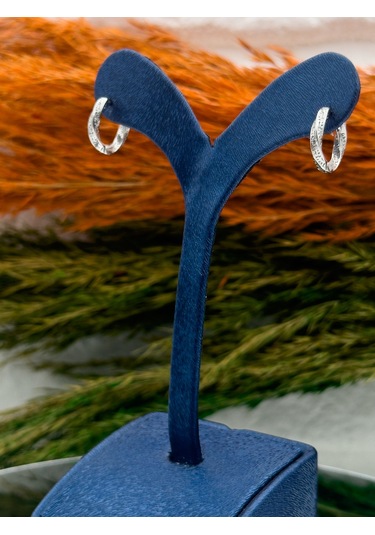 925 Ayar Gümüş Altın Modeli Özel Tasarım Trend Kadın Küpe Gümüş