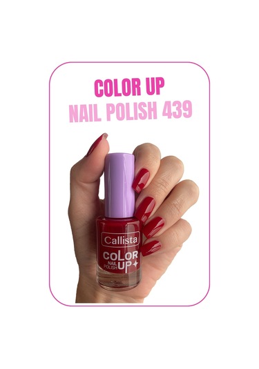 Callista Color Up Nail Polish Oje 439 Old Habits - Kırmızı