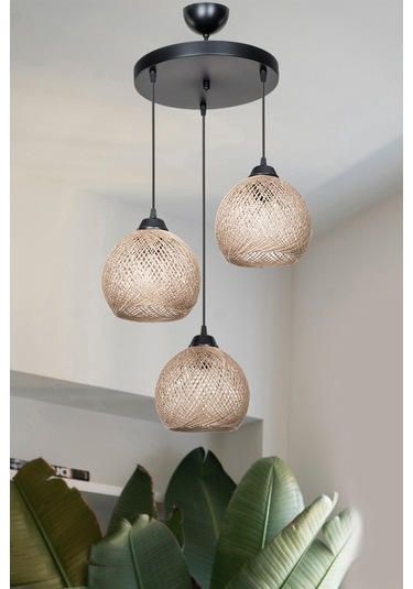 Yumak Üçlü Çember Avize ( 2 Farklı Renk)