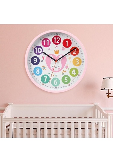 Pazly Zamanı Tavşan06 Tavşan06 Suntek Söyleme Saati Oyun Öğretim Duvar 10 Ss Çok Renkli