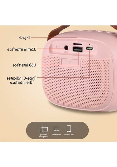 Flybuy Taşınabilir Bluetooth Hoparlör K30: Renkli Işık, Kablosuz Mikrofon, 6w Ses Kalitesi Ve Eğlence
