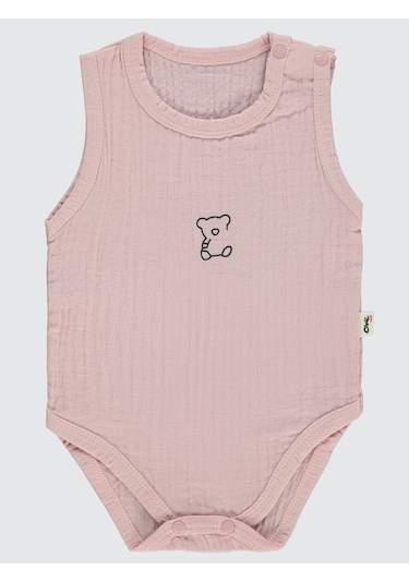 Civil Baby Bebek Çıtçıtlı Badi 1-18 Ay Pembe
