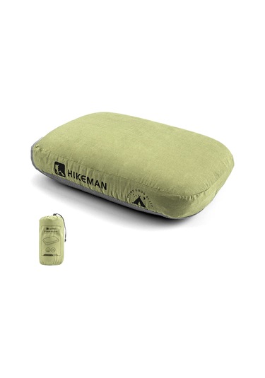 Springsun Yeşil Hafıza Köpük Yastık - Kamp, Seyahat Ve Öğle Dinlenme İçin Taşınabilir Boyun Desteği - Yavaş Geri Yayılımlı Ve Yıkama Kolay Kılıf Yeşil