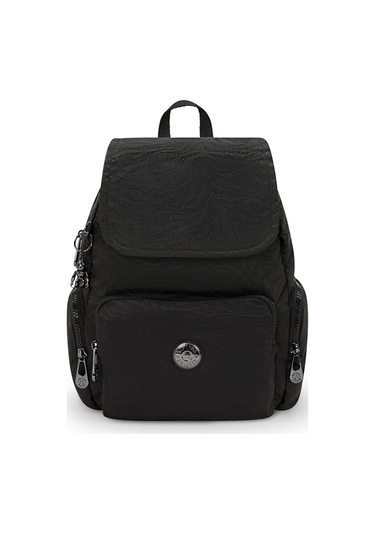 Kıplıng City Zip S Küçük Boy Sırt Çantası Siyah Undersea Jq Siyah