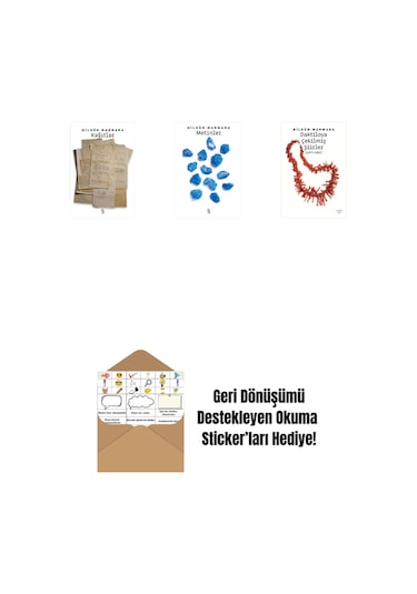 Kağıtlar + Metinler + Daktiloya Çekilmiş Şiirler + Okuma Sticker'ları