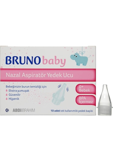Bruno Baby Nazal Aspiratör Yedek Ucu (10 Adet)
