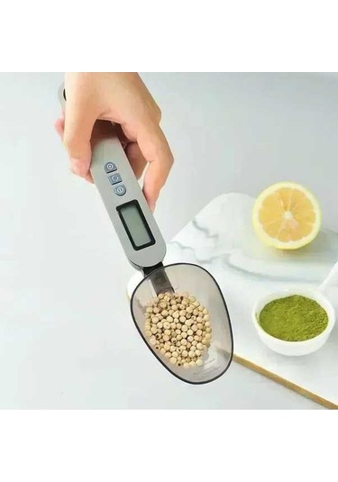 Wondernest Siyah Mutfak Ölçek Aracı - Hassas Ağırlık Ölçüm Lichen Aleti Siyah
