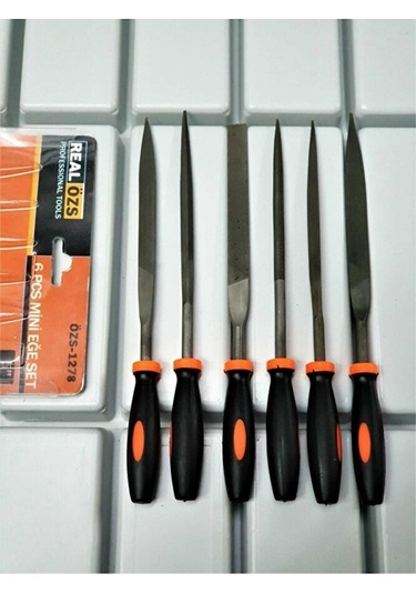 Mini Eğe Seti 18 Cm 6 Parça