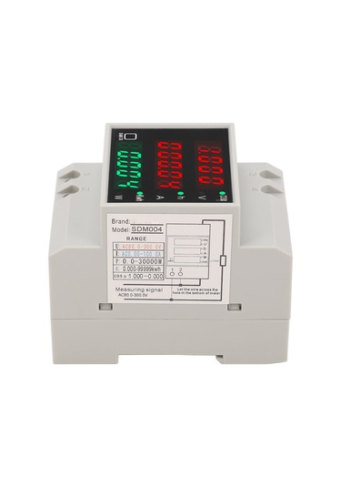 Moveevo Sdm004 Din Raylı Akıllı Enerji Metre: Ac 80-300v 100a, Voltaj/akım/güç/kwh Ölçümü, 1% Doğruluk, Veri Saklama Ve lama Özelliği