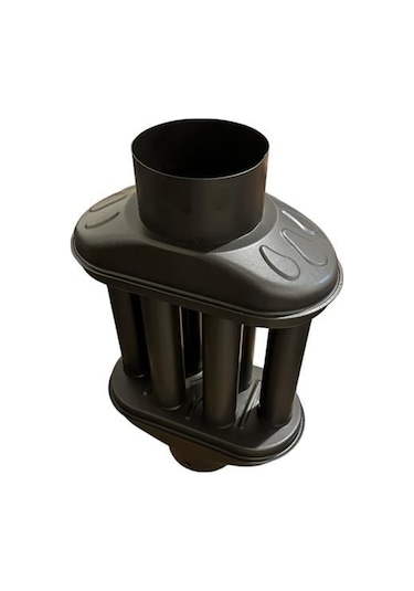 Baca Cimrisi / Boy: 40 Cm / Çap: 13 Cm / Mat Siyah Emaye / Baba's Stove