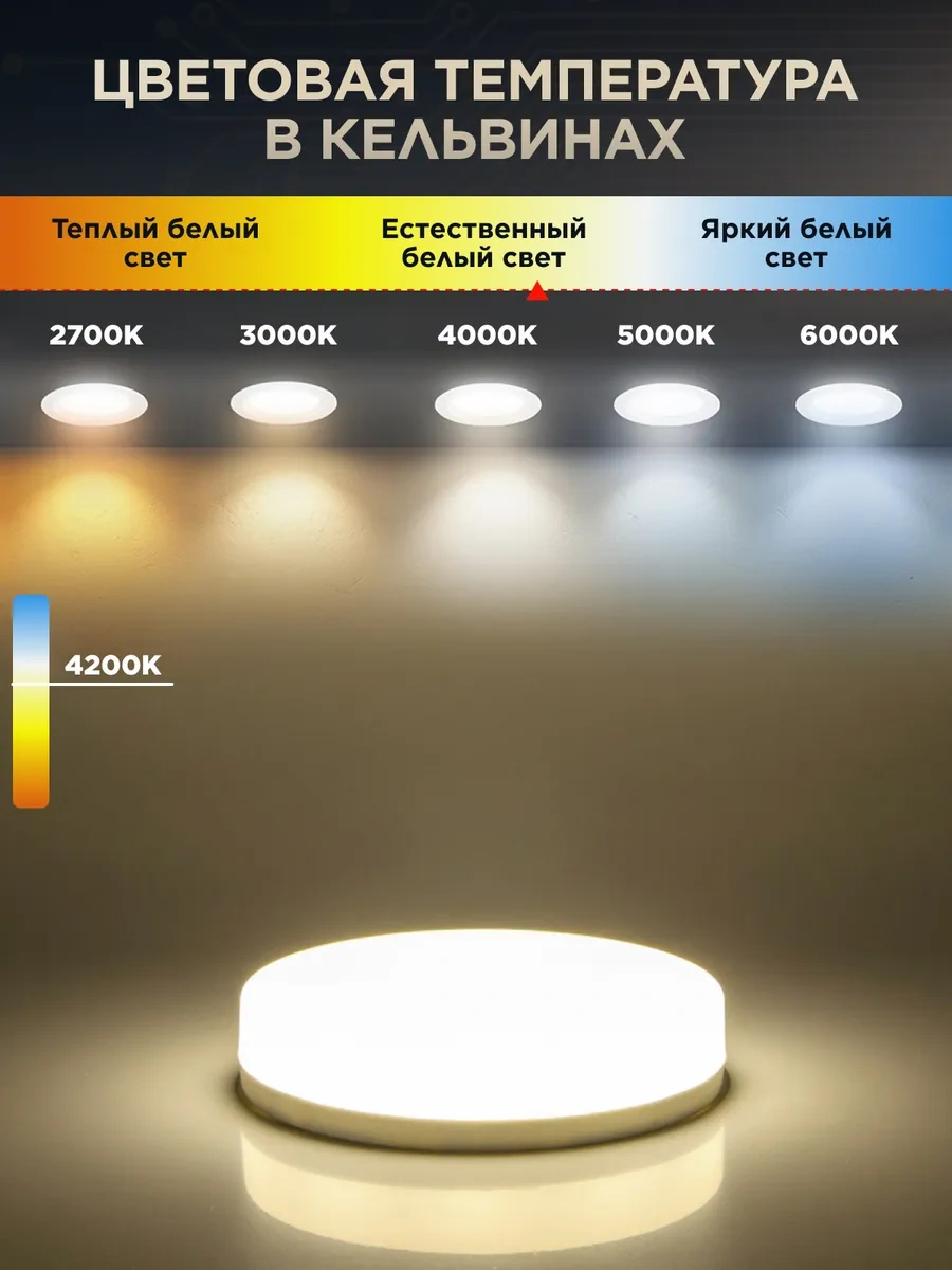 Ecola Gerilmiş Tavanlar İçin Gx53 6w 4200k Led Lamba 309550039