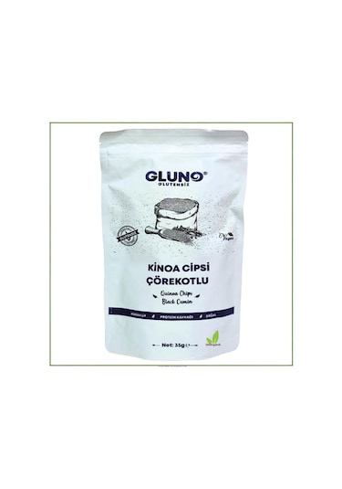 Gluno Glutensiz Kinoa Cipsi Çörekotlu 35 G
