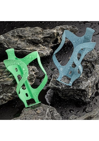 Dancemonkey Rockbros 2022-11a Mtb Su Şişesi Kafesi Yeni Tasarım Alüminyum Alaşımlı Şişe Tutucu - Kırmızı Acid Yeşili