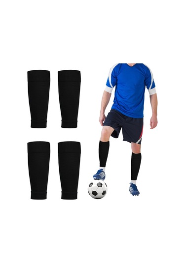 Vkemall Futbol, Beysbol, Basketbol, Ragbi İçin Siyah Profesyonel Kalça Sıkıştırıcı Bileklik 2 Çift - 4 Adet Bileklik Siyah