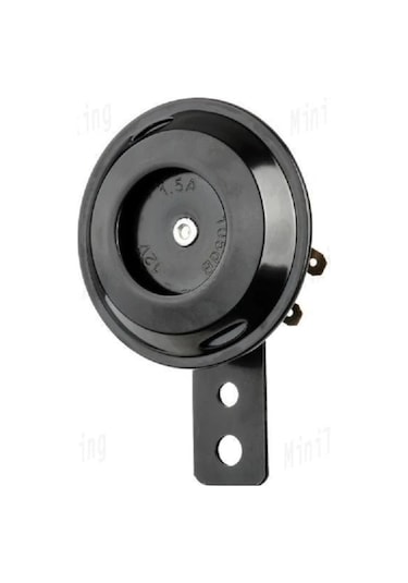 Hsgl Motorsiklet Kornası 12v 70mm Çift Uçlu Siyah Kn78001
