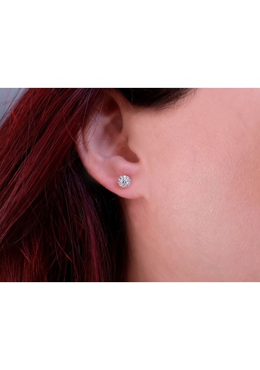 Sirius 0.60 Karat Tektaş Görünümlü Pırlanta Küpe 0817E0047