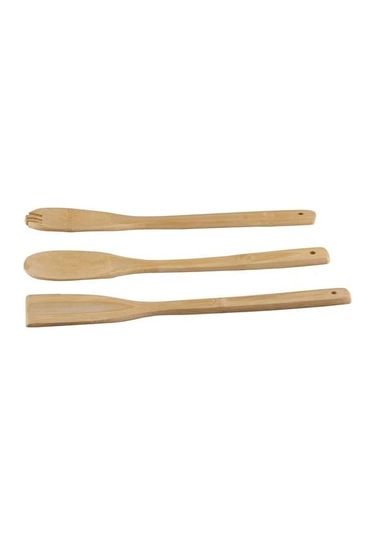 Alpina Alp106 Mutfak Gereçleri Seti 3 Parça Spatula, Çatal, Kaşık 29,5 Cm