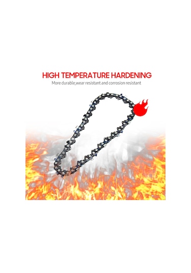 Gajeena 10 İnç Rehber Plaka İçin Elektrikli Zincir Testere Zinciri - 65 Manganez Çelik, 8m/s Hızlı Kesim, Odun Kesim Ve Ormancılık İçin Uygun