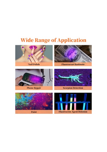 Suofeng "usb Şarjlı 3w Uv Tırnak Kurutma Lambası - Kitap Klipsli & Kontrol Düğmeli" Siyah