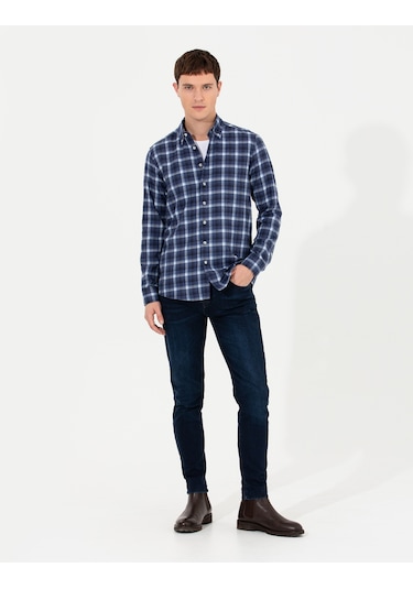 Pierre Cardin Erkek Lacivert Gömlek Desenli 50259491-vr033 Lacivert Pierre Cardin Erkek Lacivert Gömlek Desenli 50259491-vr033 Lacivert