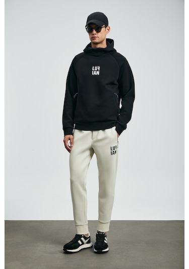 Lufian Snow Erkek Sweatshirt Siyah Siyah 112030183100100 Siyah