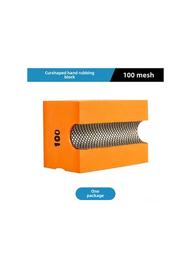 Yuntech01 Keramik, Granit, Mermer Taşların Köşe Yuvarlama, Parlatma Ve Yumuşatma İçin Ergonomik Çukurlu Elden Taşlama Aleti 100