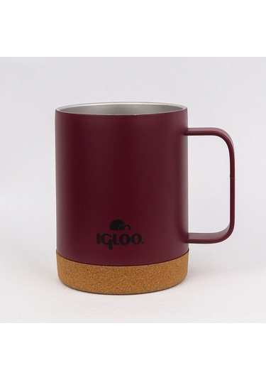 Igloo Cork Mug 350ml-bordo Bordo