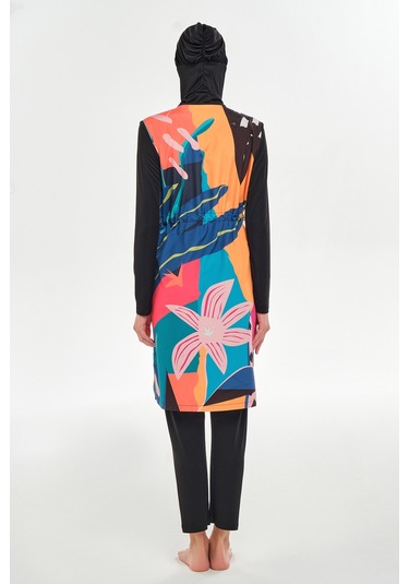 Tam Kapalı Tesettür Mayo 3307 Siyah Siyah02 Siyah