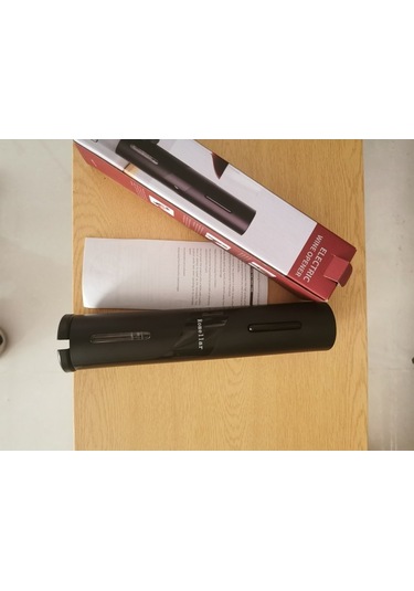 Novahub Kablosuz Şarap Açacağı - Pratik Ve Hijyenik, Siyah Siyah