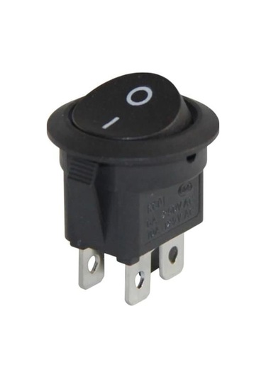 Yuvarlak 4 Pinli Işıksız On-off Anahtar Ic-133-4