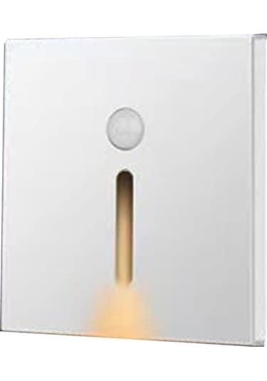 Led Hareket Sensörlü Gece Lambası Abs Küçük Led İndüksiyon Lambası Yatak Başı Koridor Koridor Beyaz Diğer