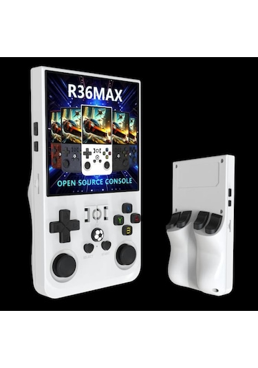 Konsol Plus R36s Max Retro El Oyun Konsolu 4.0'' Ips Ekranlı 18.000 Oyunlu - Beyaz