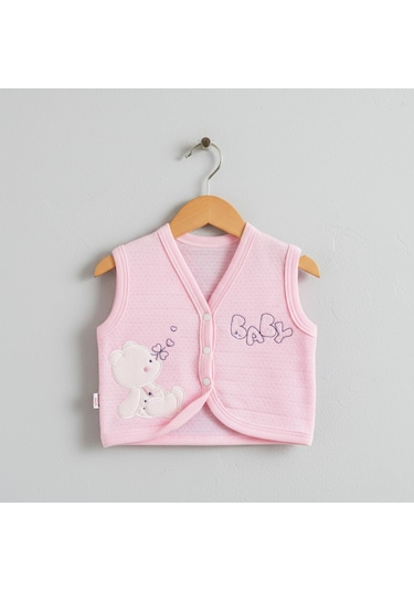 Gaye Bebe Bebek Yelek 4468 Pembe
