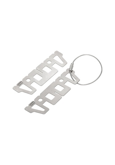 Geeksen Titanyum Çapraz Tutuculu Çadır Ocağı, Levha/alkol/yakıt Uyumlu, Hafif 18g , Kamp/piknik İçin Optimal Isı Verimi Gümüş