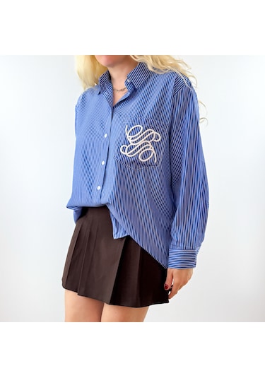 Modaonna Kahverengi Mini Kalın Pileli Etek Kahverengi