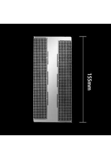 Reedark Elmas Çizim Cetveli - Hassas Delikli Paslanmaz Çelik Ölçek Aracı 768 Delik Diğer