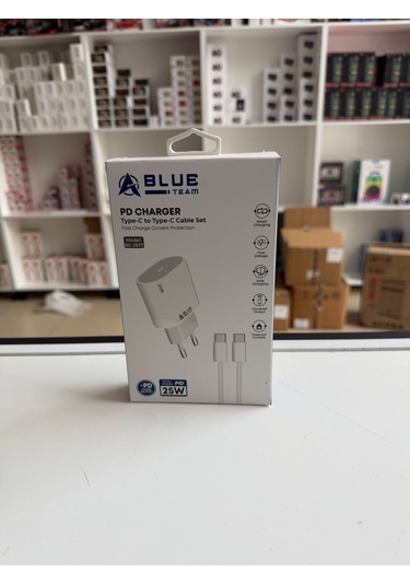 Ablue Team 25 Watt Type C Type C Set Stokta 66 Watt Hasır Kablosu İle 25w