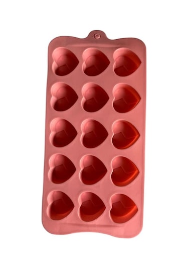 Silikon Çikolata Kalıbı Kalp 21 11 Cm