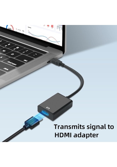 Sanec Usb'den Hdmı Adaptörüne, Usb'den Hdmı Kablosuna, 1080p Full Hd Usb 3.0/2.0'dan Hdmı Adaptörüne Çoklu Ekran Ses Video Grafik Kablosu, Dizüstü Bilgisayar, Hdtv Tv, Pc, Windows 10/8.1/8/7 İle Bm.16